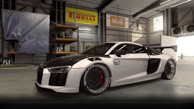 Audi NEWING Alpil R8 RSR (Purple Star)