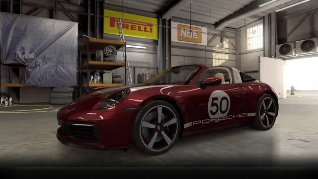 Porsche 911 Targa 4S Heritage (992) (Purple Star)