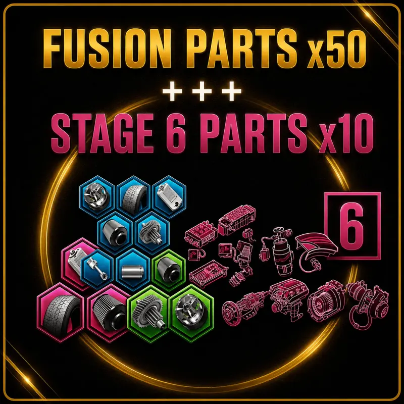 CSR2 Fusion Parts & Stage 6 Pack